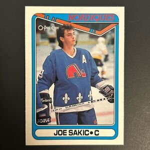 🏒3/$12. Bundle and Save. Joe Sakic. 1990 O-Pee-Chee. Card #384